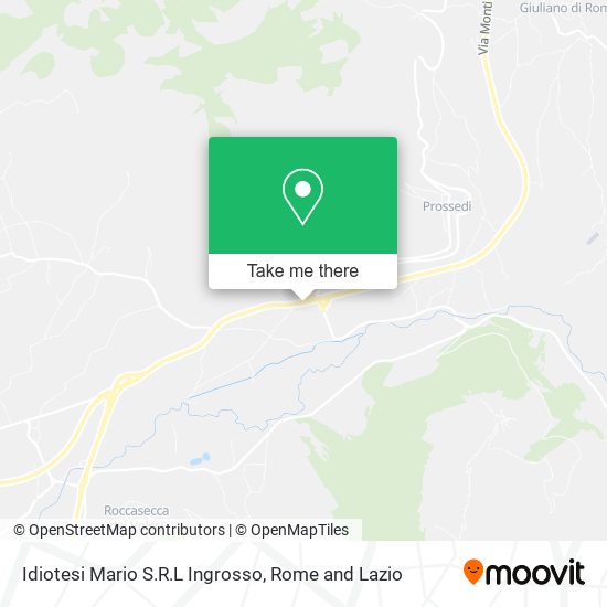Idiotesi Mario S.R.L Ingrosso map