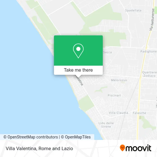 Villa Valentina map