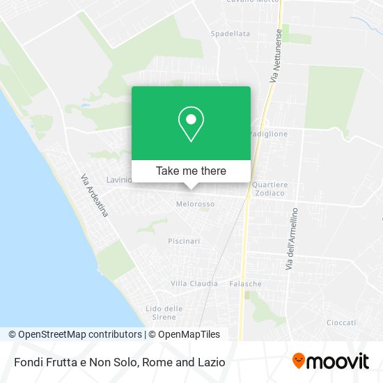 Fondi Frutta e Non Solo map