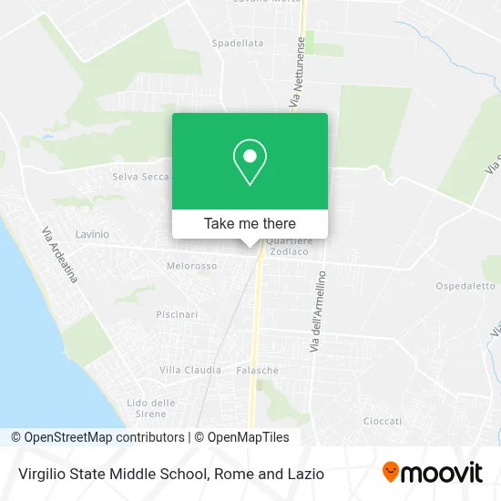 Virgilio State Middle School map