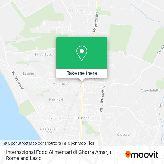 Internazional Food Alimentari di Ghotra Amarjit map