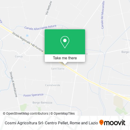 Cosmi Agricoltura Srl- Centro Pellet map