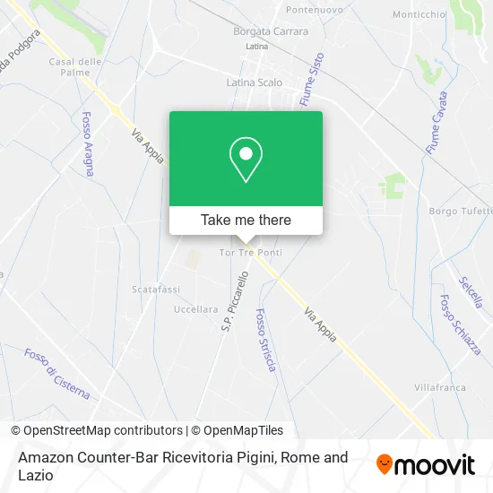 Amazon Counter-Bar Pigini Lottery map