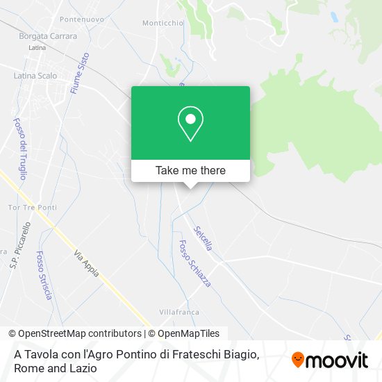 A Tavola con l'Agro Pontino di Frateschi Biagio map