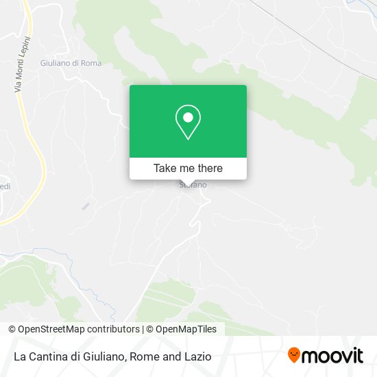 La Cantina di Giuliano map