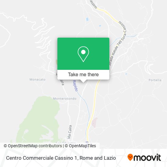 Centro Commerciale Cassino 1 map