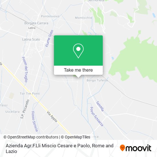 Azienda Agr.F.Lli Miscio Cesare e Paolo map