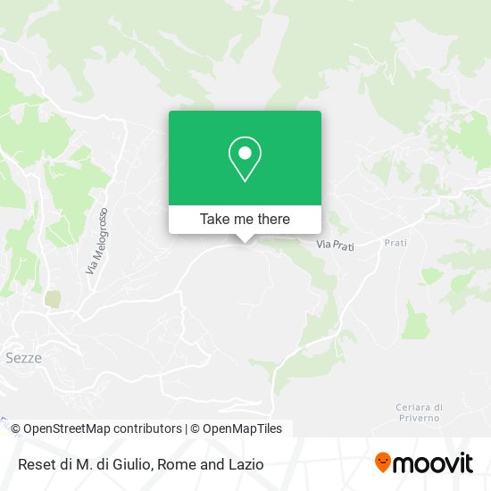 Reset di M. di Giulio map