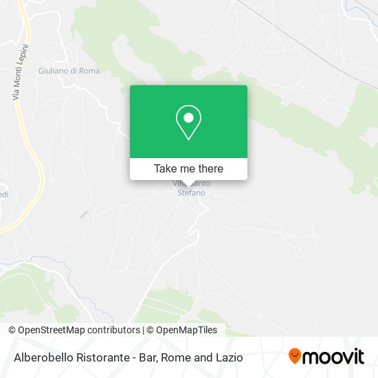 Alberobello Ristorante - Bar map