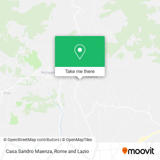 Casa Sandro Maenza map