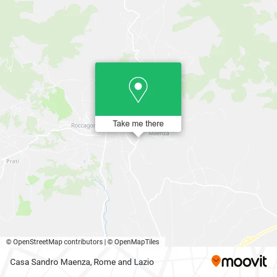Sandro Maenza House map