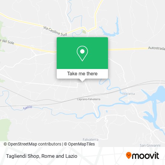 Tagliendi Shop map