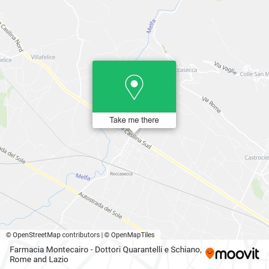 Farmacia Montecairo - Dottori Quarantelli e Schiano map