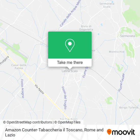 Amazon Counter-Il Toscano Tobacco Shop map