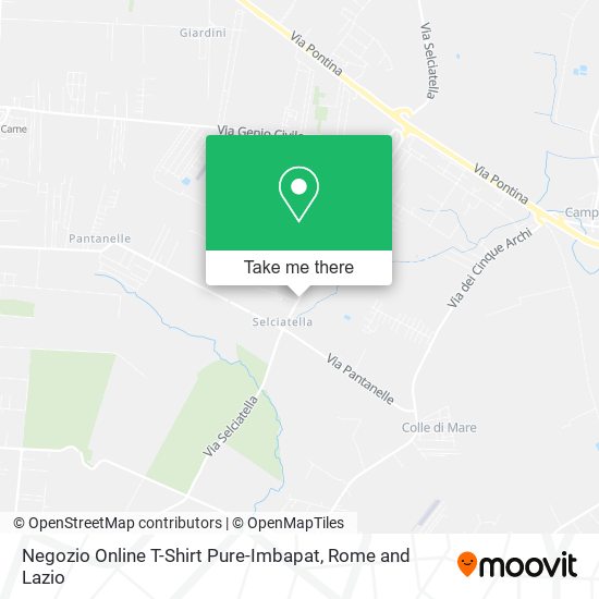 Negozio Online T-Shirt Pure-Imbapat map