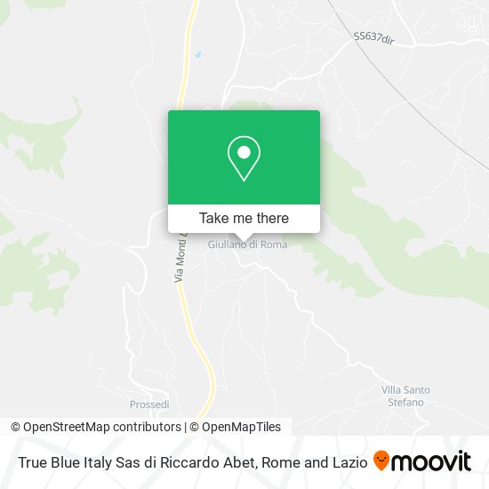 True Blue Italy Sas di Riccardo Abet map