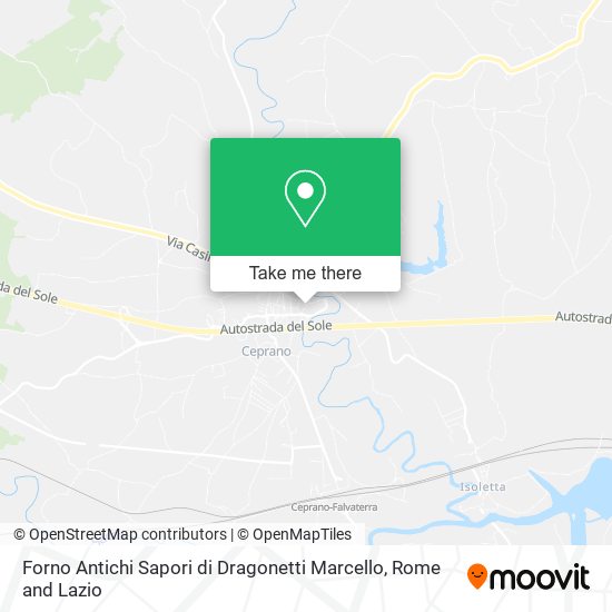 Forno Antichi Sapori di Dragonetti Marcello map