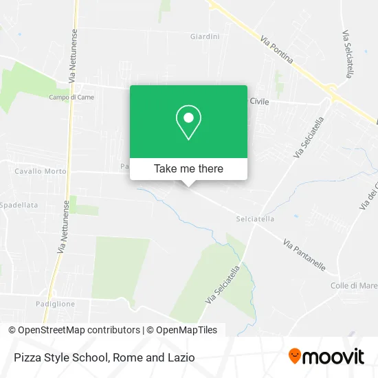 Pizza Style School map