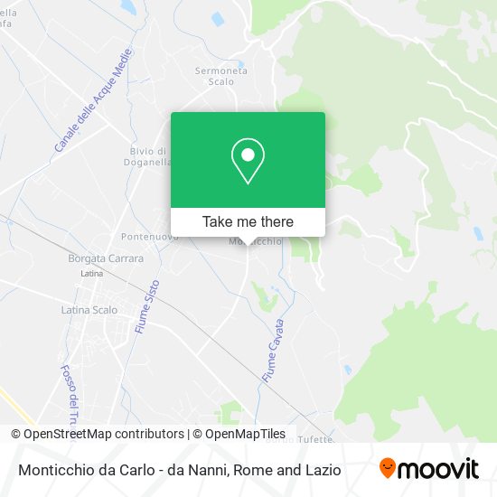 Monticchio da Carlo - da Nanni map