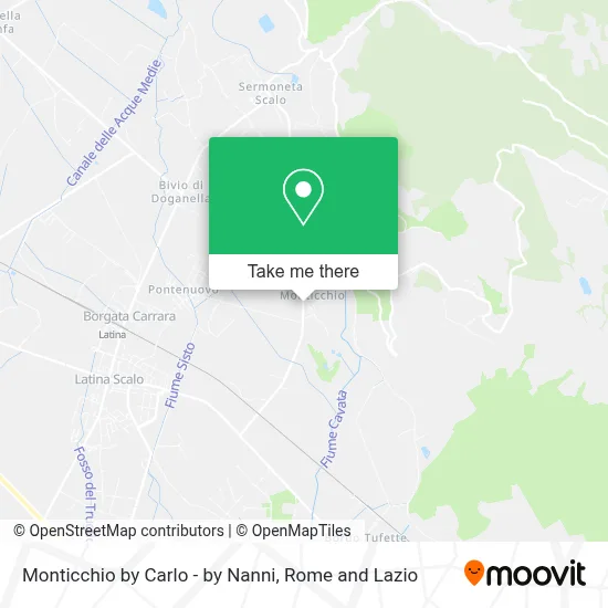 Monticchio by Carlo - by Nanni map