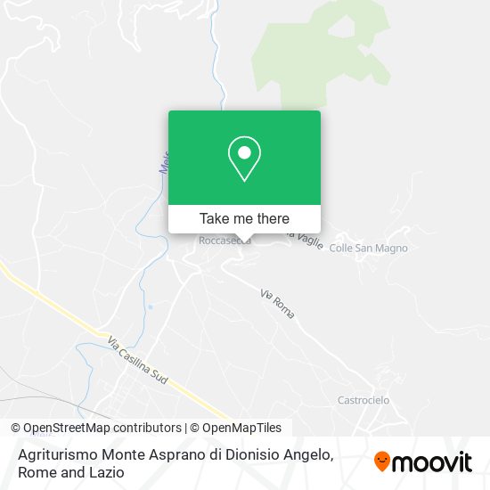 Agriturismo Monte Asprano di Dionisio Angelo map