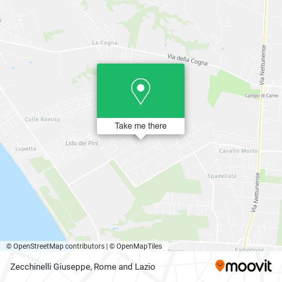 Zecchinelli Giuseppe map