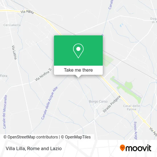 Villa Lilla map