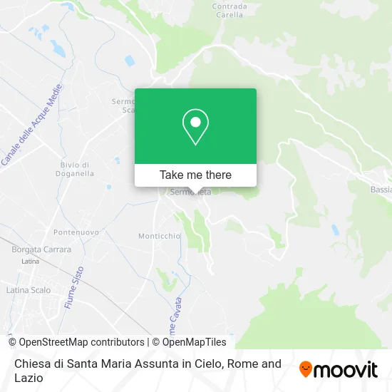 Church of Santa Maria Assunta in Cielo map