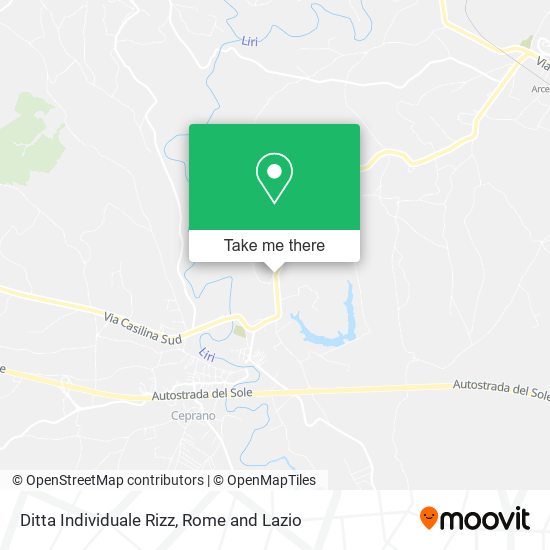 Ditta Individuale Rizz map