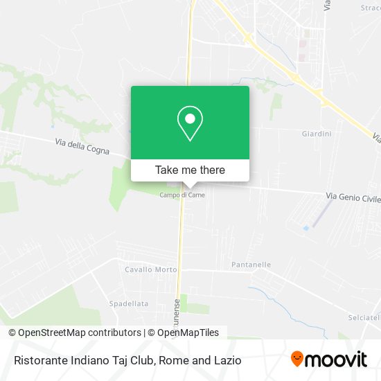 Ristorante Indiano Taj Club map