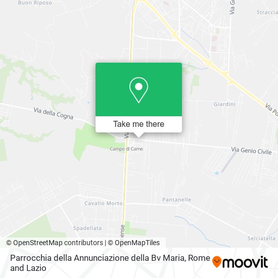 Parrocchia della Annunciazione della Bv Maria map