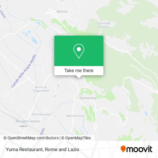 Yuma Restaurant map