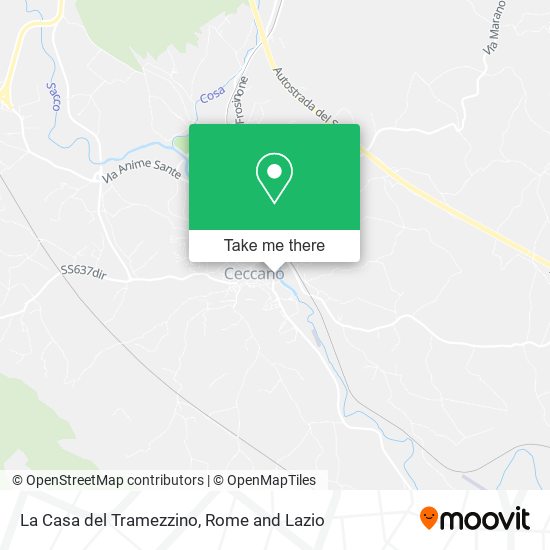 La Casa del Tramezzino map