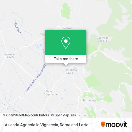 Azienda Agricola la Vignaccia map