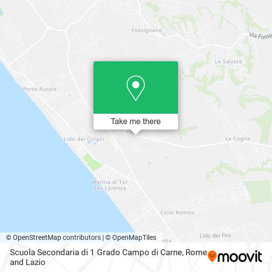 Scuola Secondaria di 1 Grado Campo di Carne map