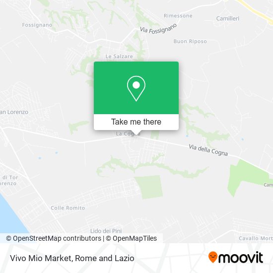 Vivo Mio Market map