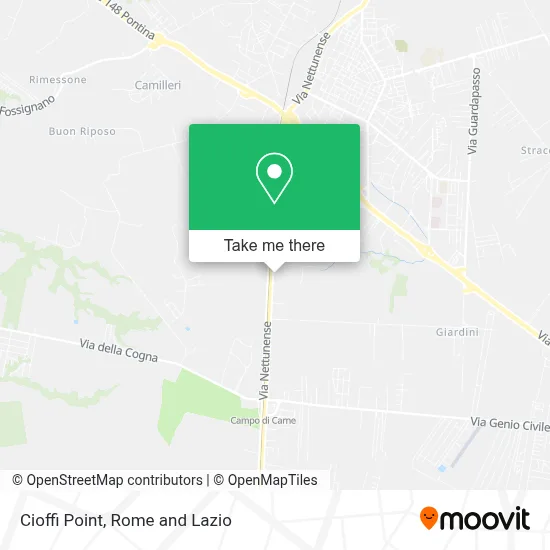 Cioffi Point map