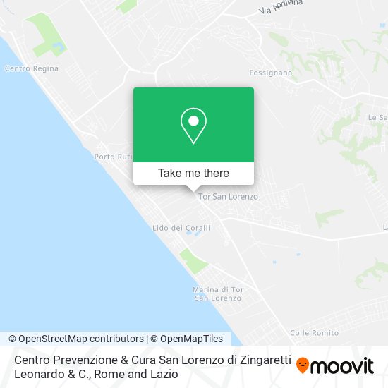 Centro Prevenzione & Cura San Lorenzo di Zingaretti Leonardo & C. map