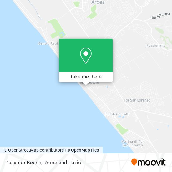 Calypso Beach map
