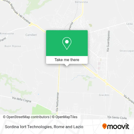 Sordina Iort Technologies map