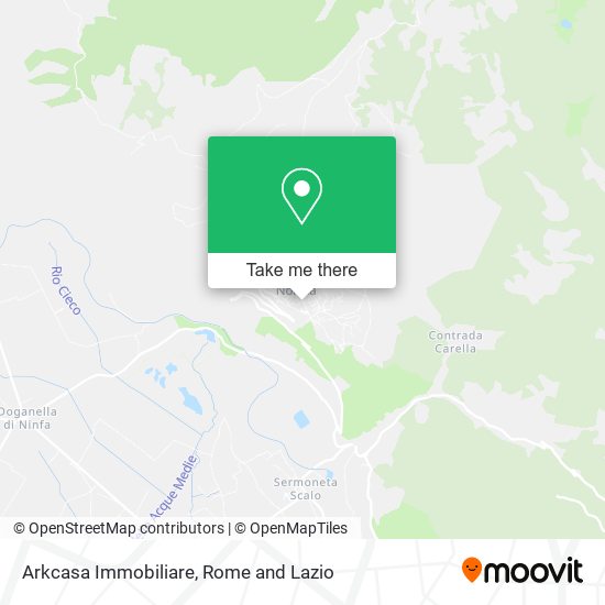 Arkcasa Immobiliare map