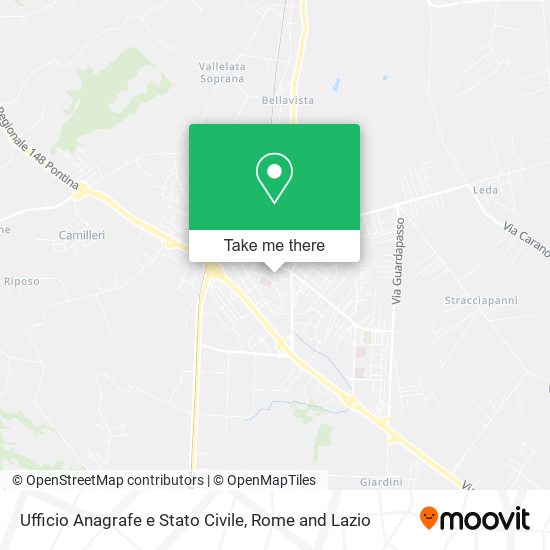 Ufficio Anagrafe e Stato Civile map