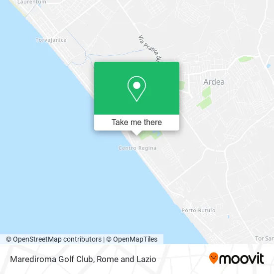 Marediroma Golf Club map