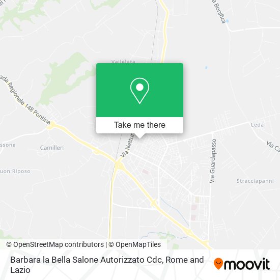 Barbara la Bella Salone Autorizzato Cdc map