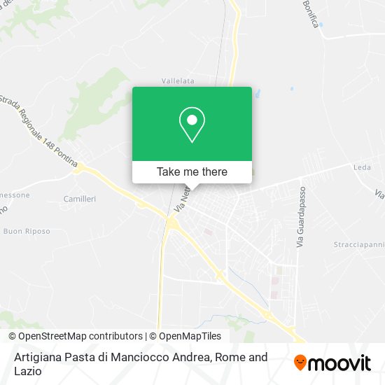 Artigiana Pasta di Manciocco Andrea map