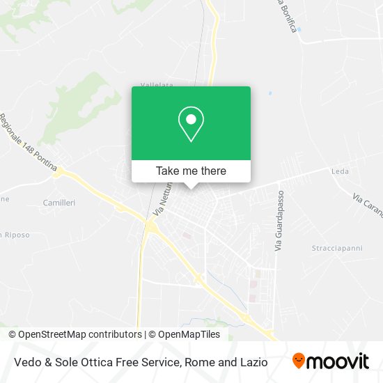 Vedo & Sole Ottica Free Service map