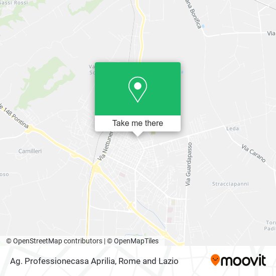 Ag. Professionecasa Aprilia map