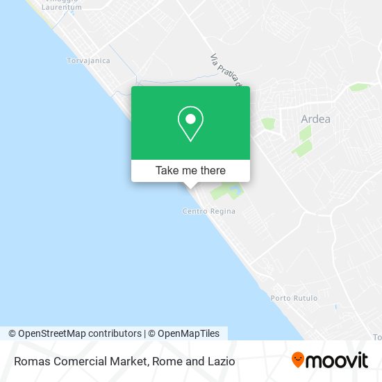 Romas Comercial Market map