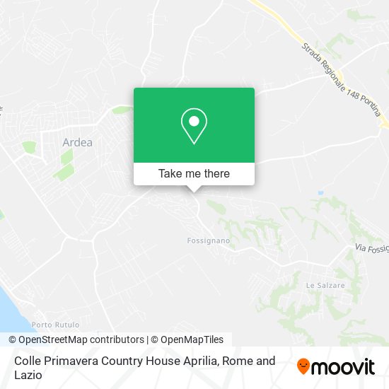 Colle Primavera Country House Aprilia map