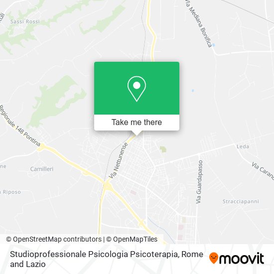 Studioprofessionale Psicologia Psicoterapia map